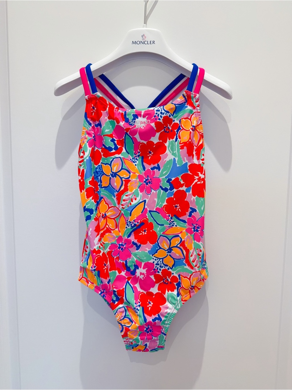 Brand new Speedo Girls' Multicolor Floral One-Piece Swimsuit